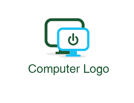 monitors with power button sign icon