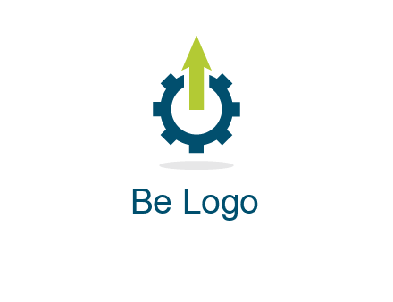 arrow coming out of a gear icon