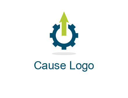 arrow coming out of a gear icon