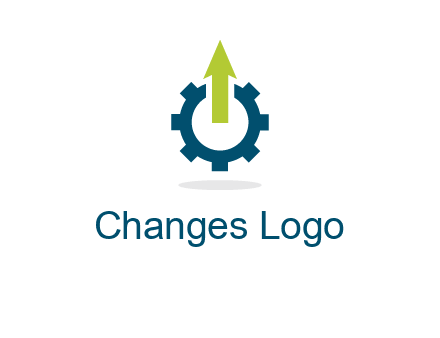 arrow coming out of a gear icon