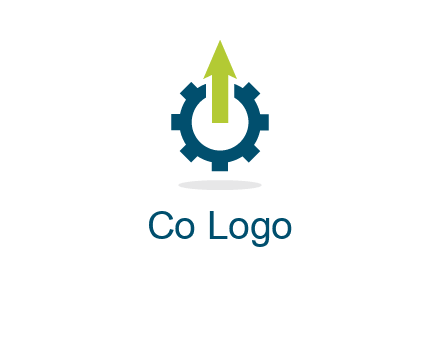 arrow coming out of a gear icon