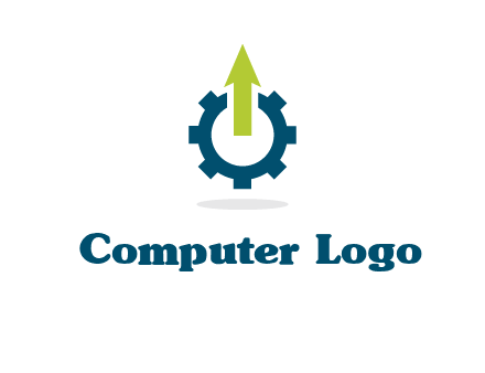 arrow coming out of a gear icon