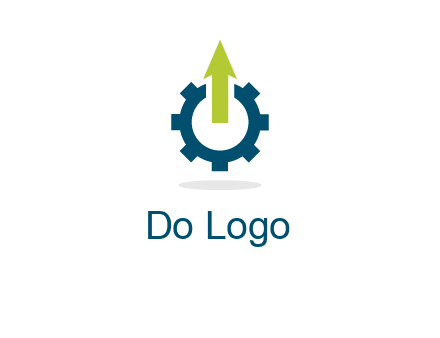 arrow coming out of a gear icon