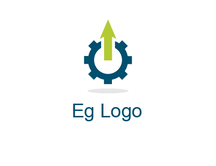 arrow coming out of a gear icon