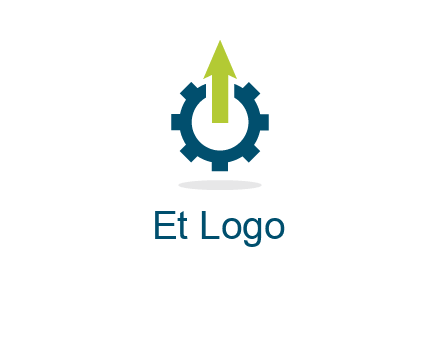 arrow coming out of a gear icon