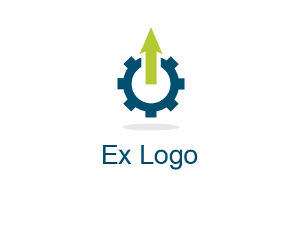 arrow coming out of a gear icon