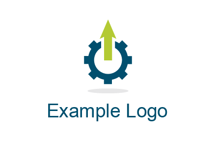 arrow coming out of a gear icon