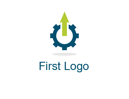 arrow coming out of a gear icon