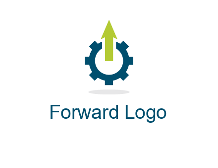 arrow coming out of a gear icon