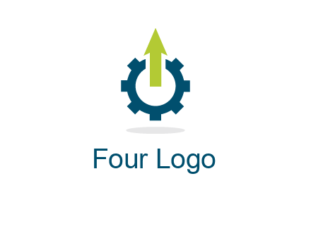 arrow coming out of a gear icon