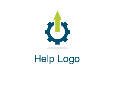 arrow coming out of a gear icon