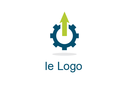 arrow coming out of a gear icon