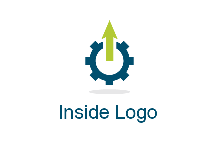 arrow coming out of a gear icon