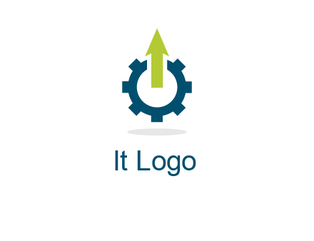 arrow coming out of a gear icon