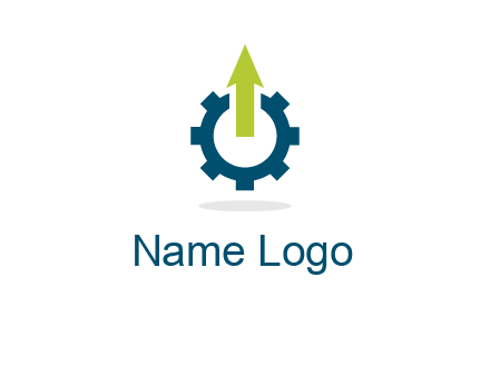 arrow coming out of a gear icon