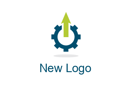 arrow coming out of a gear icon