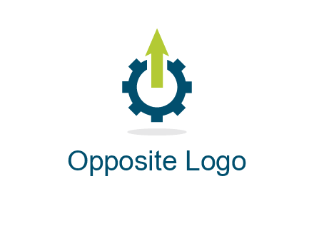 arrow coming out of a gear icon