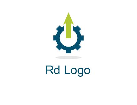 arrow coming out of a gear icon