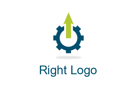 arrow coming out of a gear icon