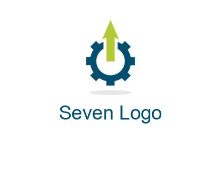 arrow coming out of a gear icon