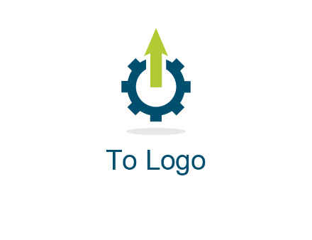 arrow coming out of a gear icon