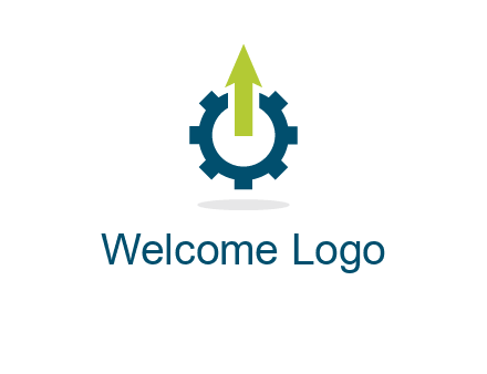 arrow coming out of a gear icon