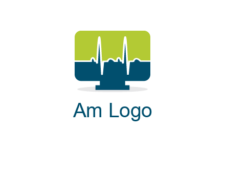computer screen logo