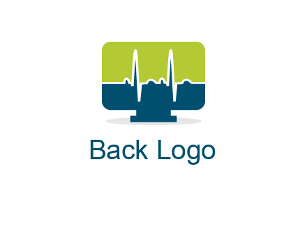 computer screen logo