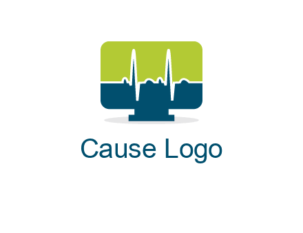 computer screen logo