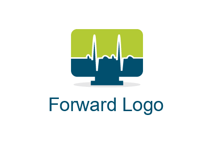computer screen logo