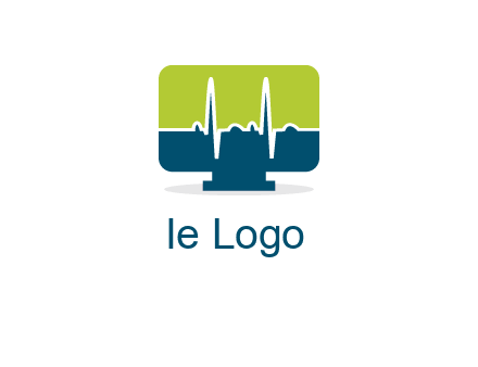computer screen logo