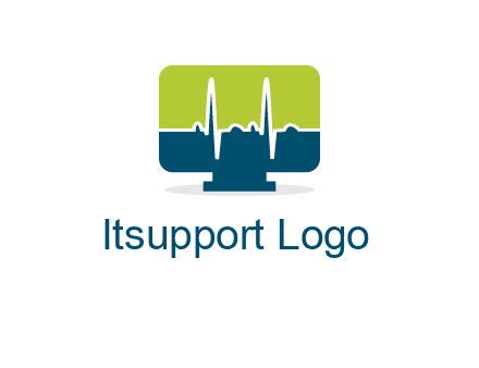 computer screen logo