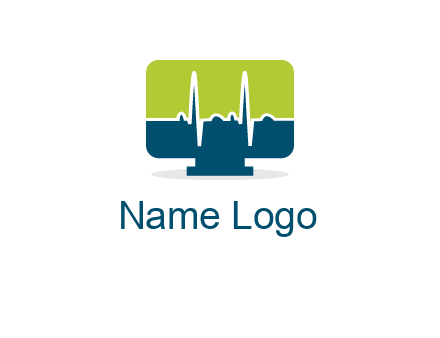computer screen logo