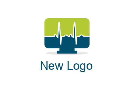 computer screen logo