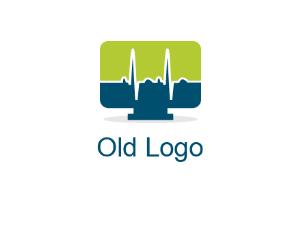 computer screen logo