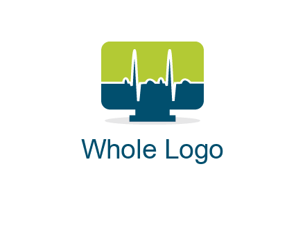 computer screen logo