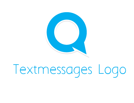 talking bubble is inside the letter q logo