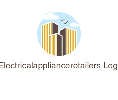 circle sky with buildings logo illustration