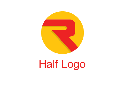 letter r inside circle logo