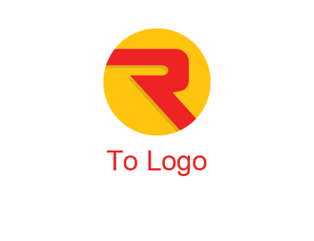 letter r inside circle logo