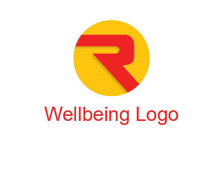 letter r inside circle logo