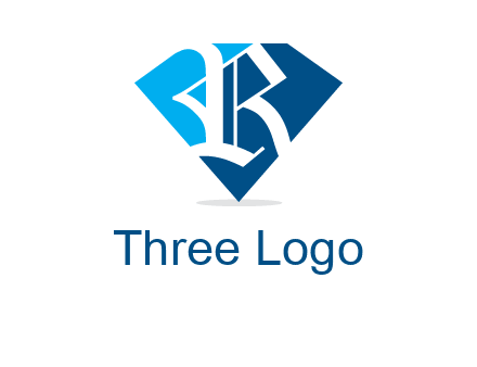 letter r is place in front of a diamond shape logo