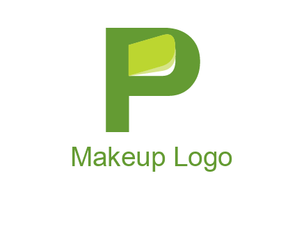 book is inside the letter p logo