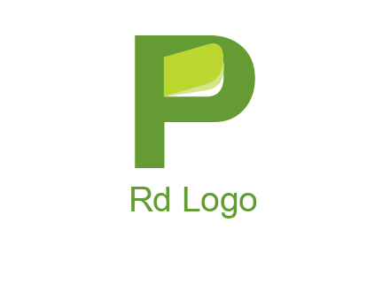 book is inside the letter p logo