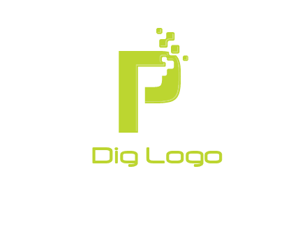 alphabet P is being pix elate logo