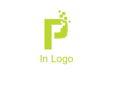 alphabet P is being pix elate logo