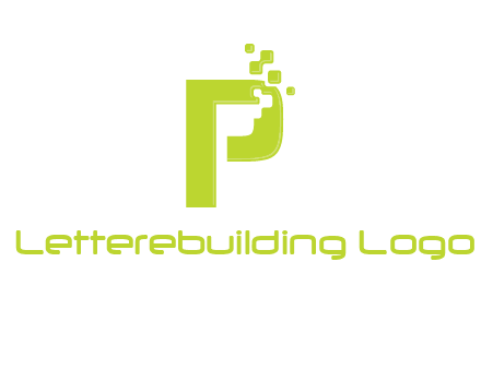 alphabet P is being pix elate logo
