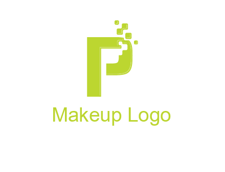 alphabet P is being pix elate logo