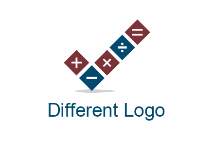 tick mark with mathematical symbols 