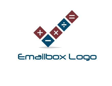 tick mark with mathematical symbols 